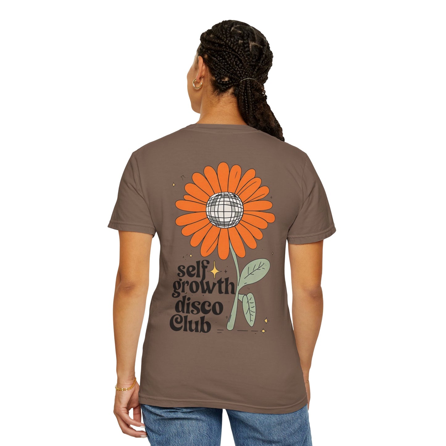 Unisex Self Growth Disco Club T-Shirt - Vintage Inspired Graphic Tee for Positive Vibes