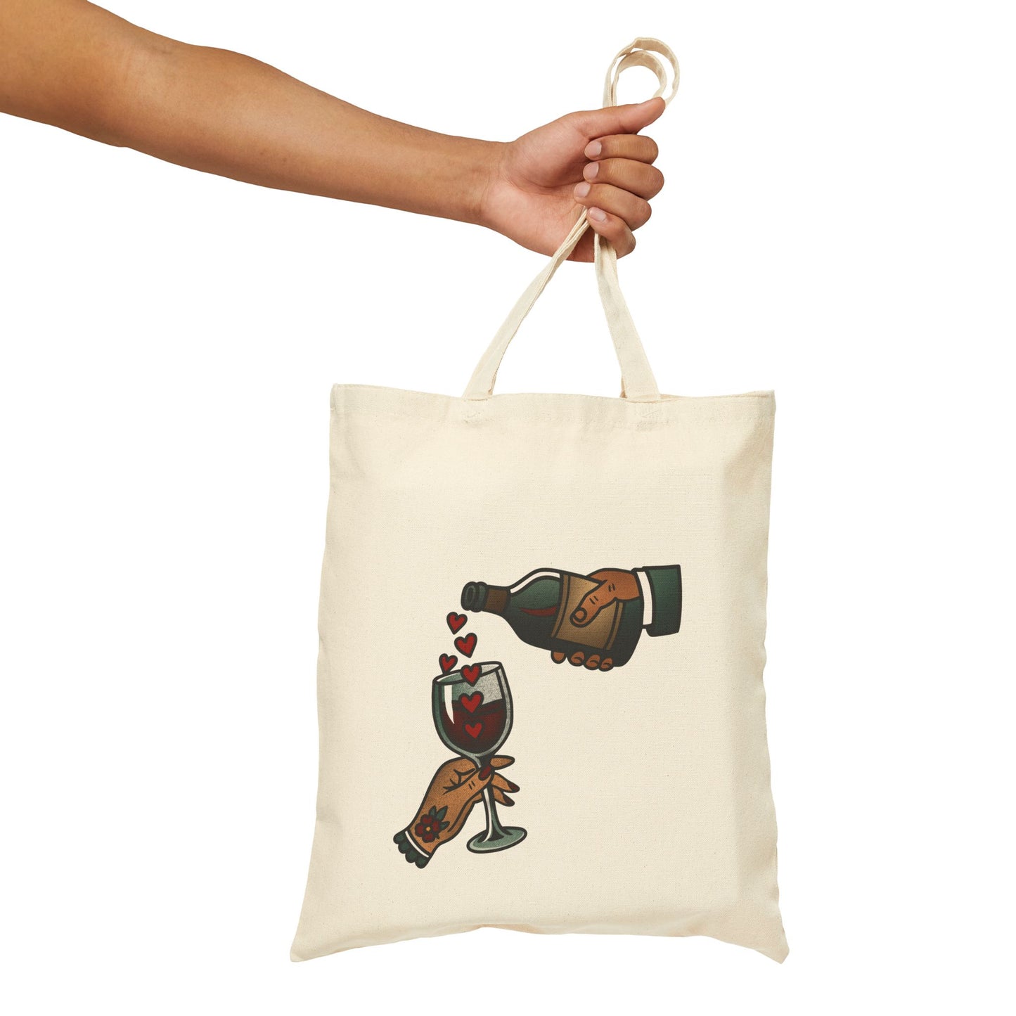 Hearts and cheers Tote Bag