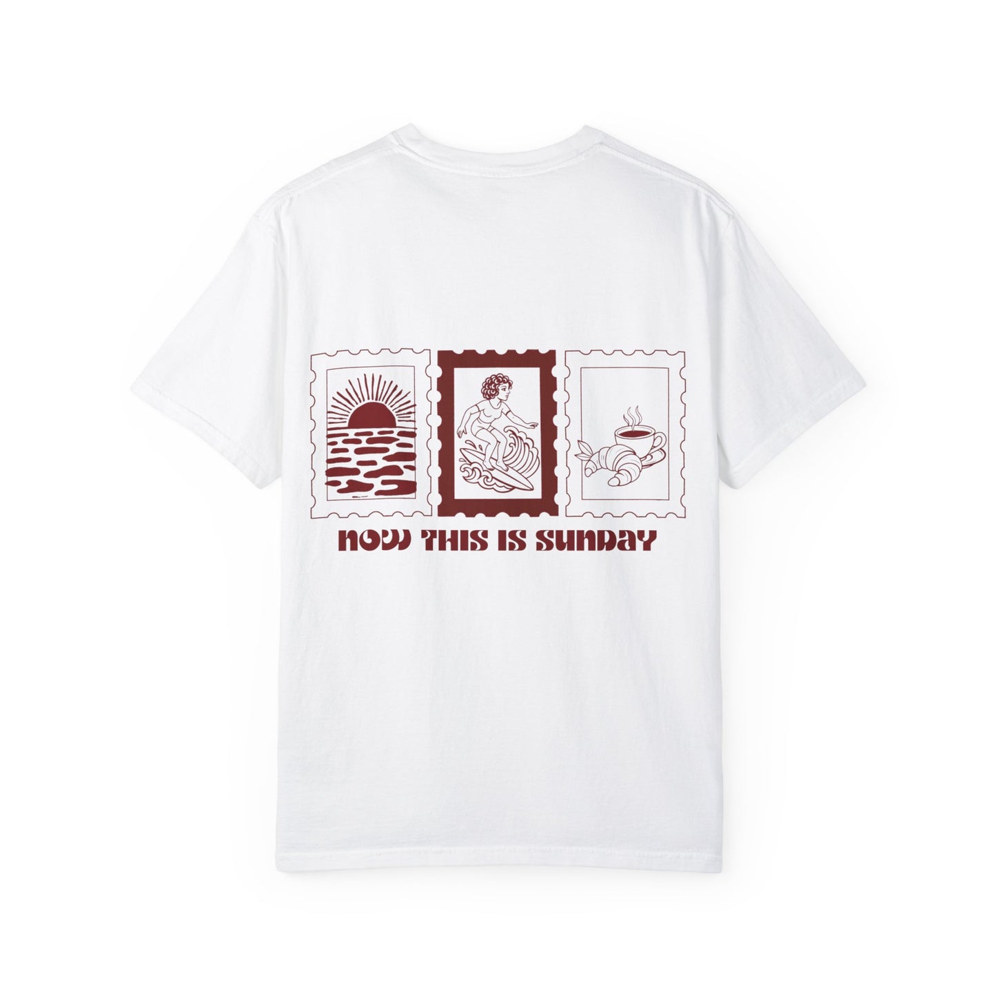 Unisex Garment-Dyed T-shirt - 'Now This is Sunday' Casual Tee