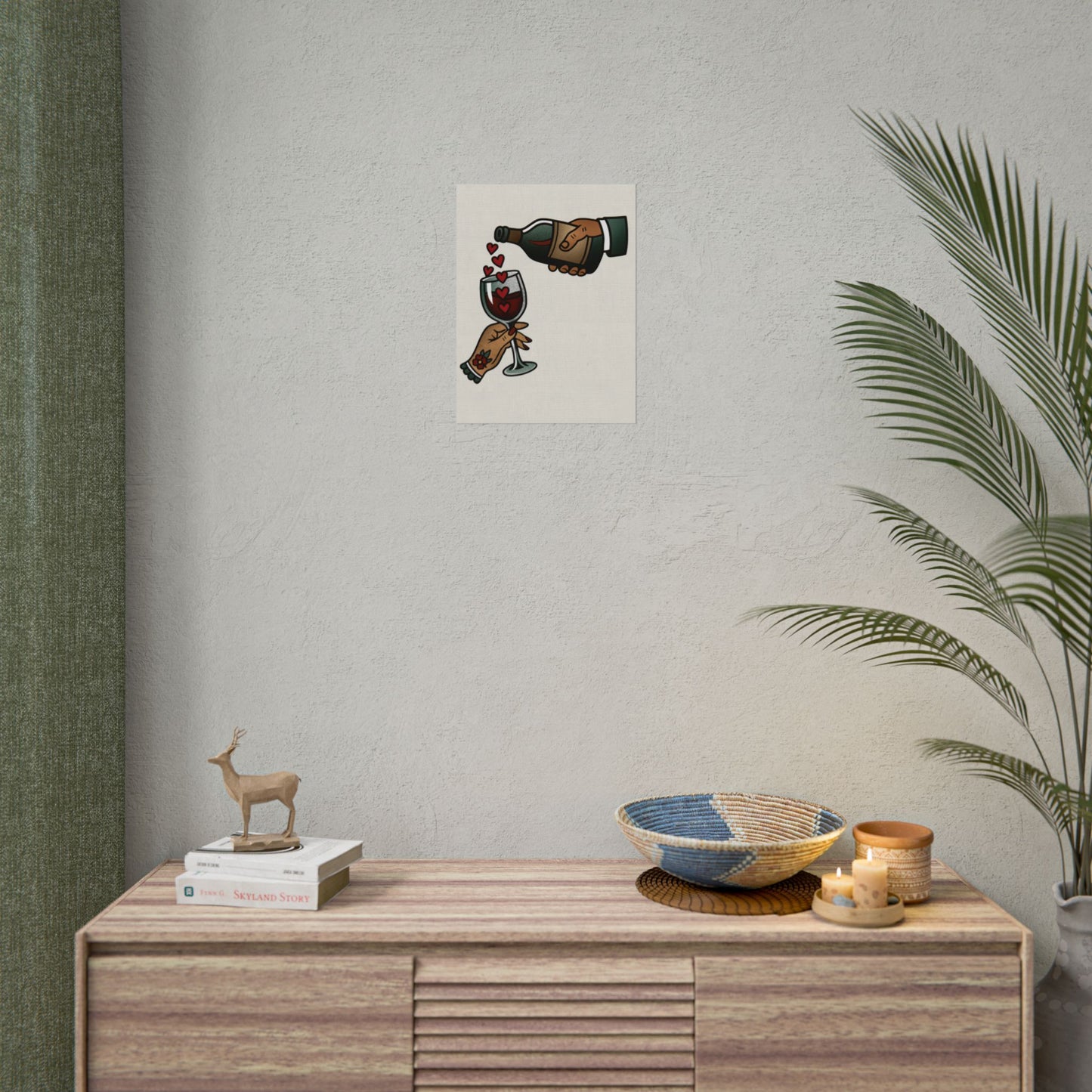 Art Print Poster - Hearts & Cheers