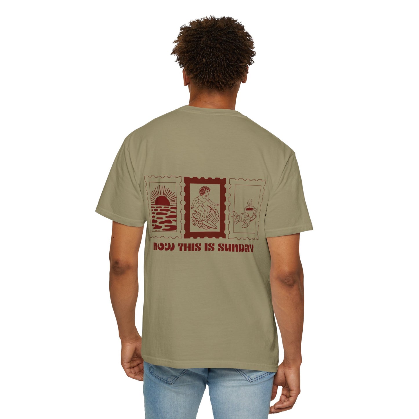 Unisex Garment-Dyed T-shirt - 'Now This is Sunday' Casual Tee