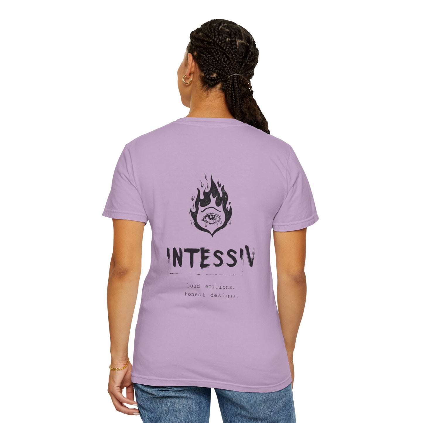 Unisex Garment-Dyed T-Shirt - INTESSIV Loud Emotions Honest Designs