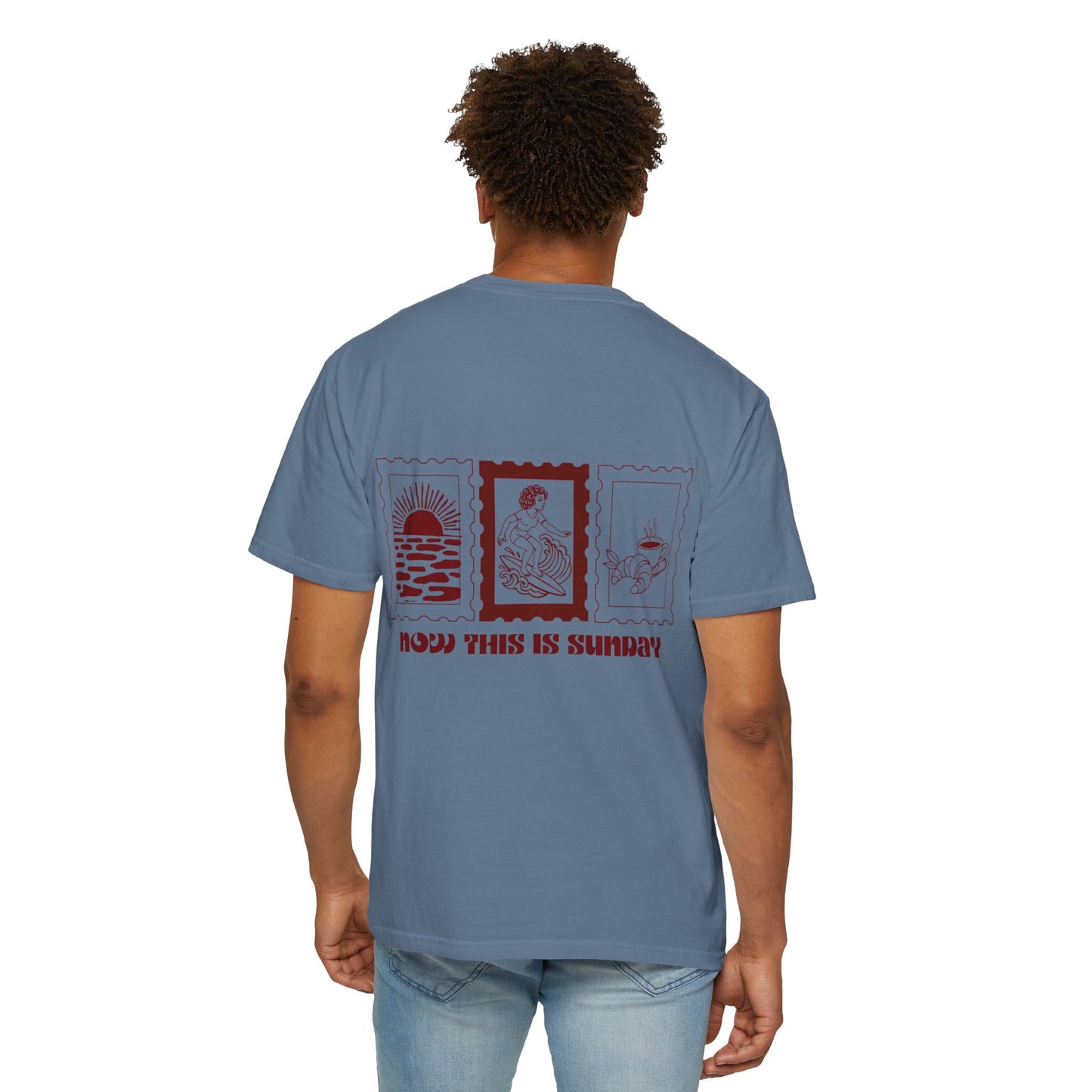 Unisex Garment-Dyed T-shirt - 'Now This is Sunday' Casual Tee