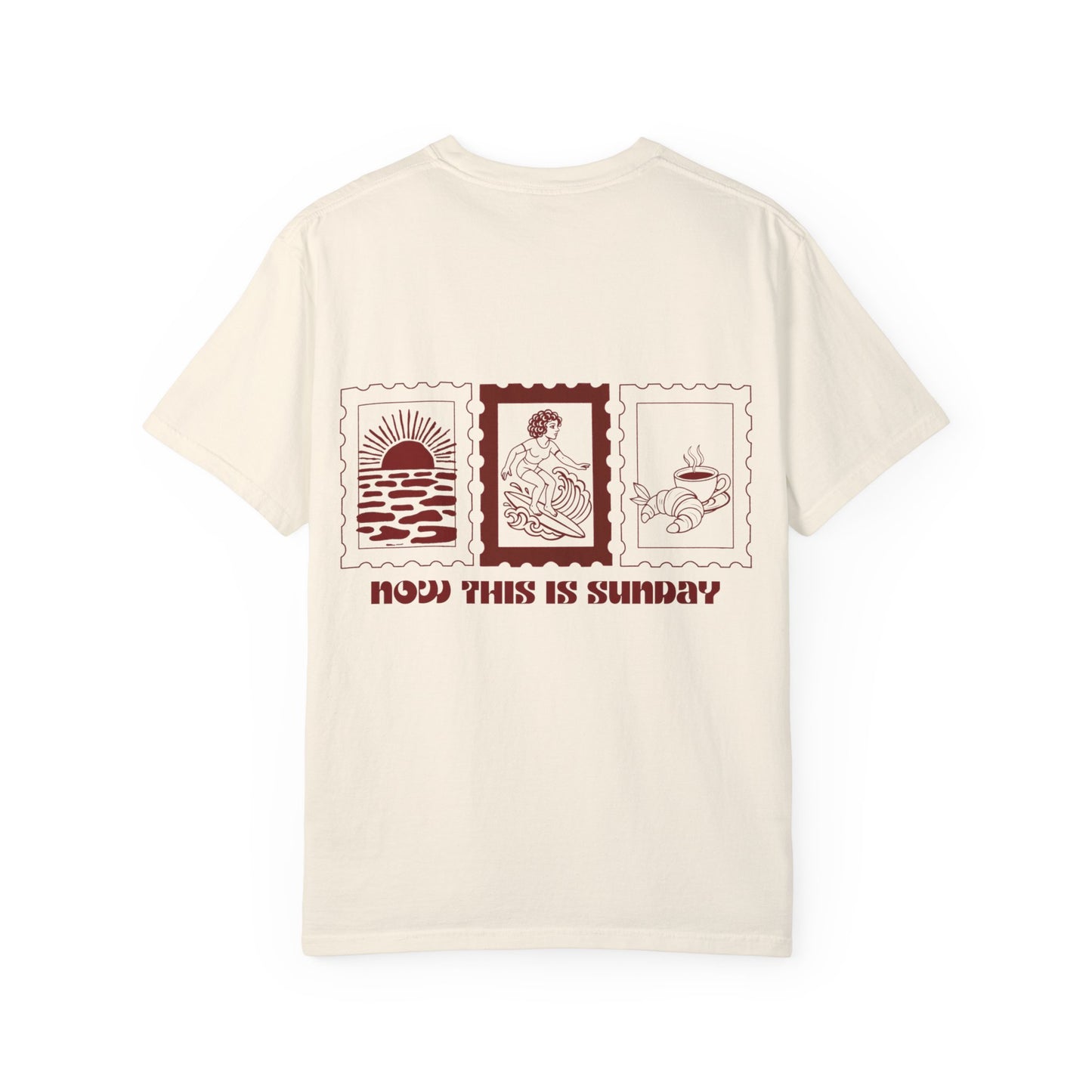Unisex Garment-Dyed T-shirt - 'Now This is Sunday' Casual Tee