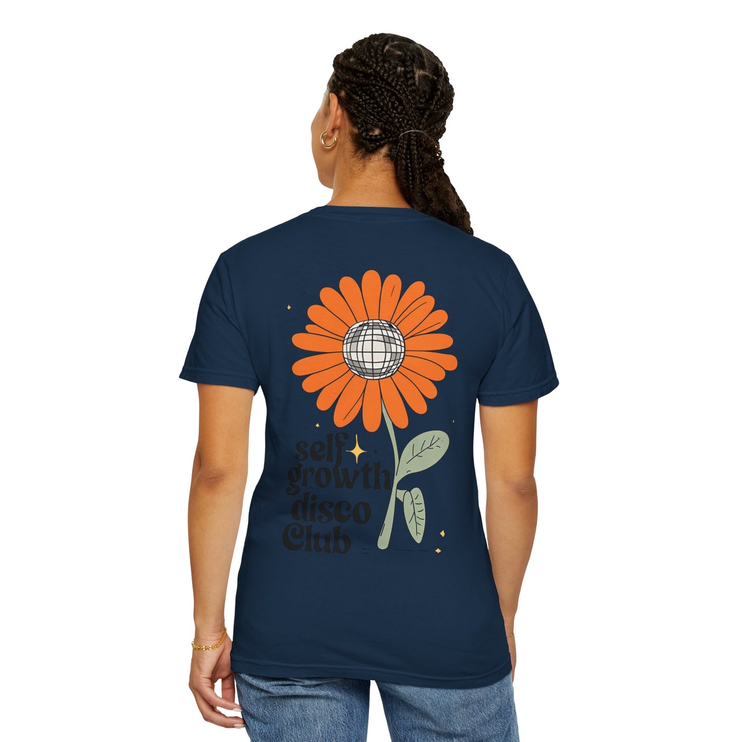 Unisex Self Growth Disco Club T-Shirt - Vintage Inspired Graphic Tee for Positive Vibes
