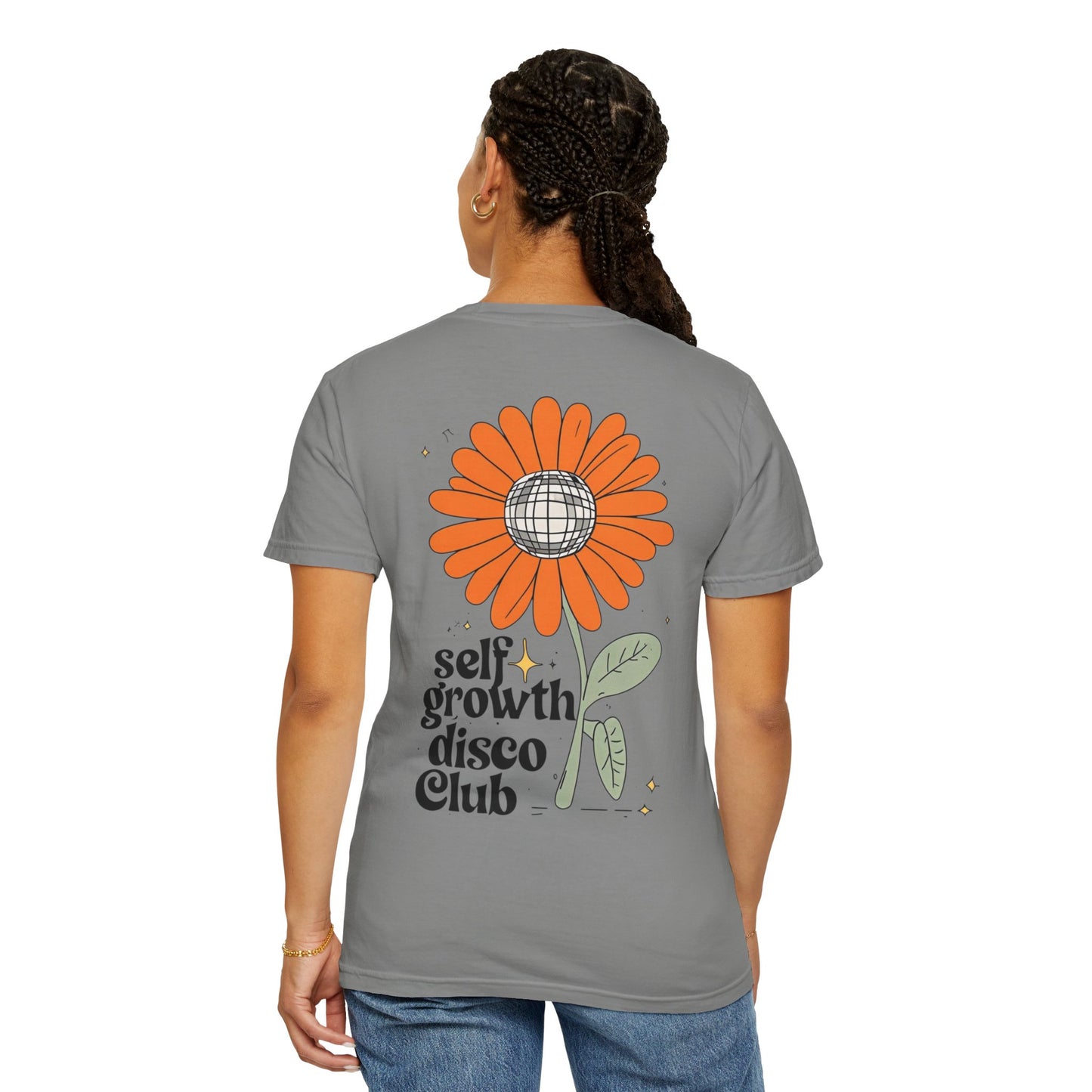 Unisex Self Growth Disco Club T-Shirt - Vintage Inspired Graphic Tee for Positive Vibes