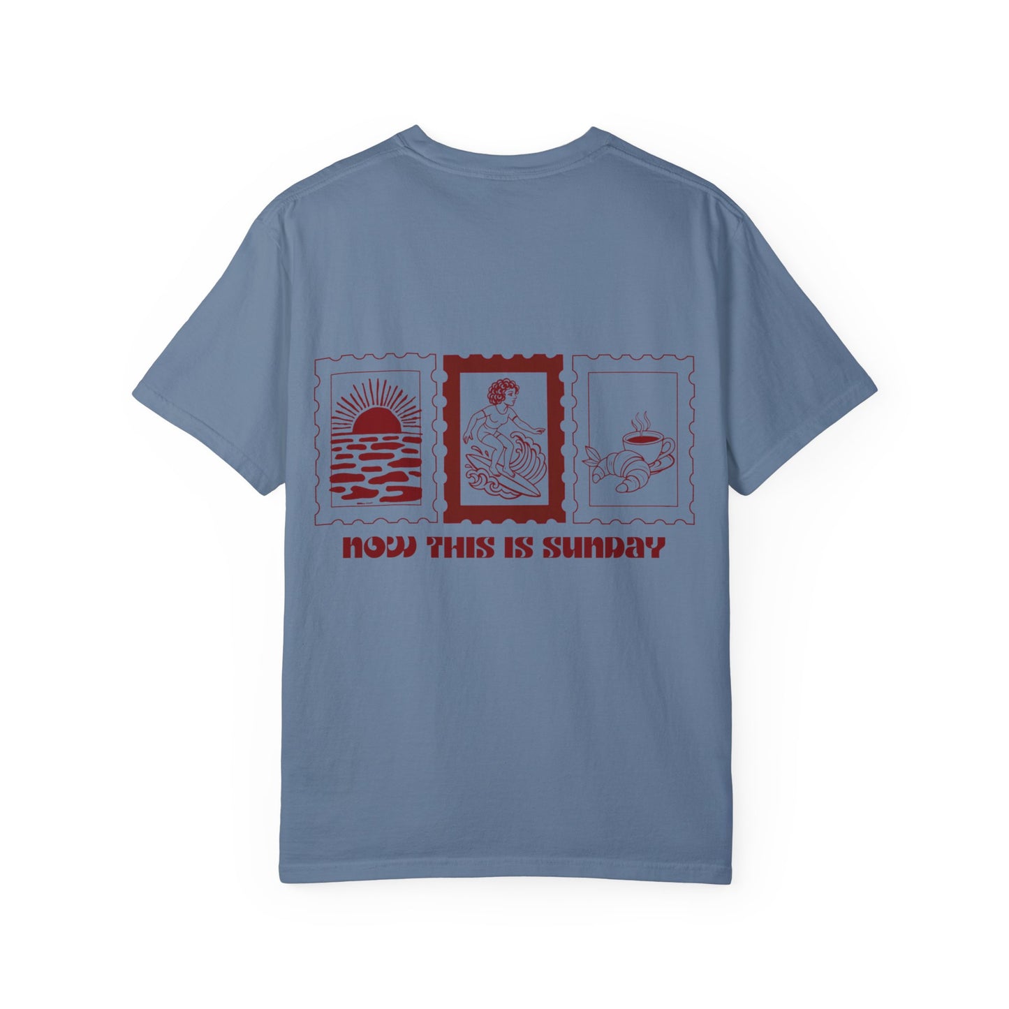 Unisex Garment-Dyed T-shirt - 'Now This is Sunday' Casual Tee