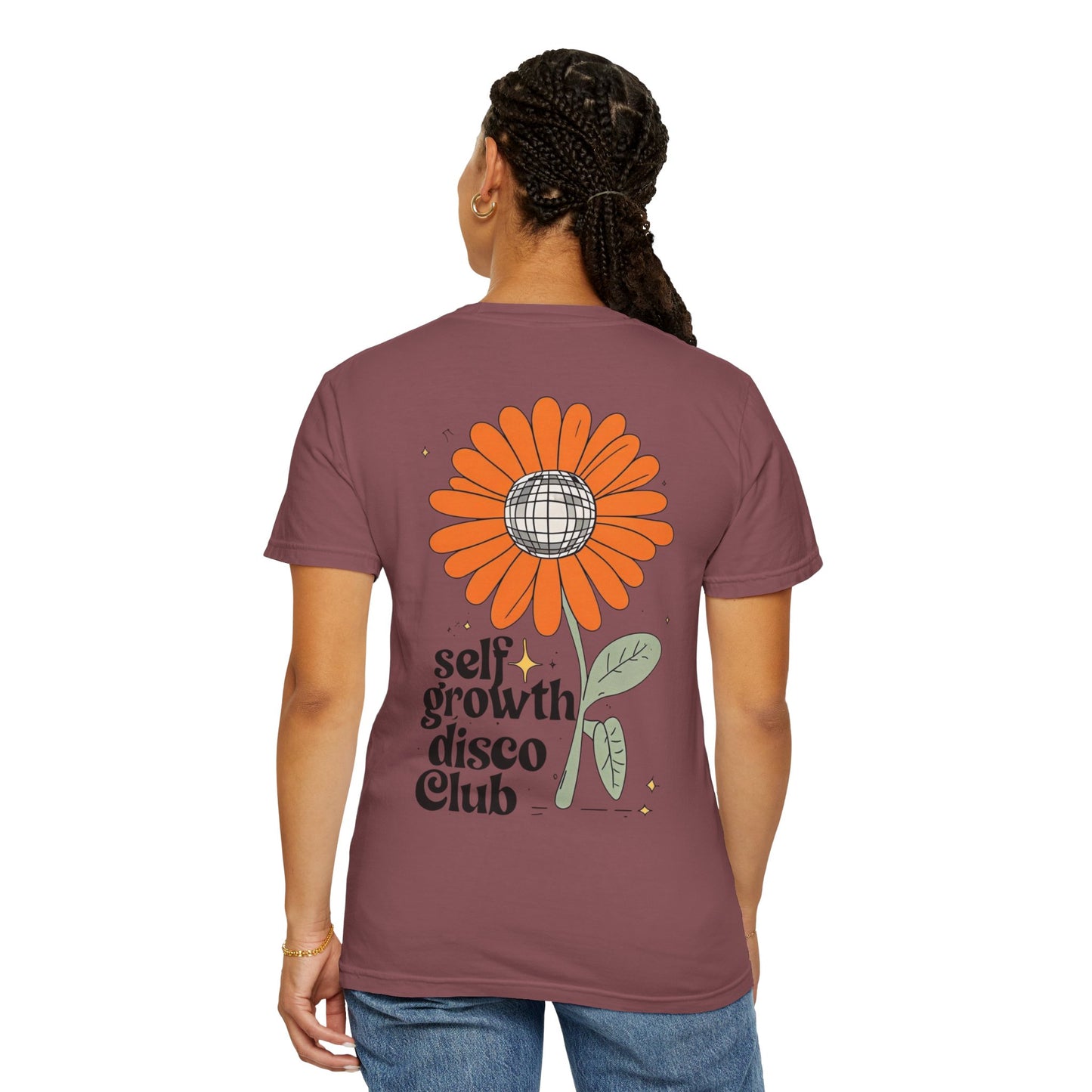 Unisex Self Growth Disco Club T-Shirt - Vintage Inspired Graphic Tee for Positive Vibes
