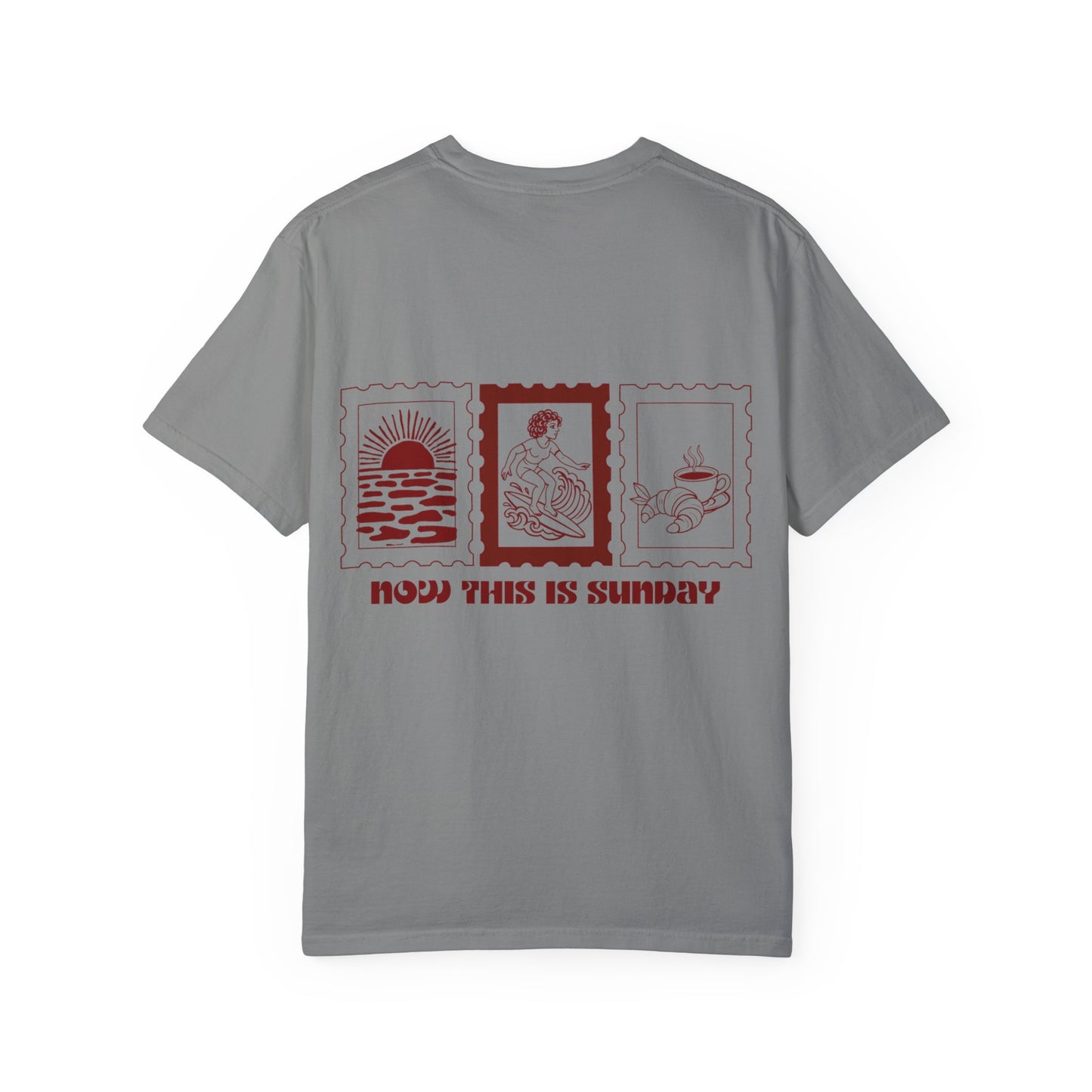 Unisex Garment-Dyed T-shirt - 'Now This is Sunday' Casual Tee