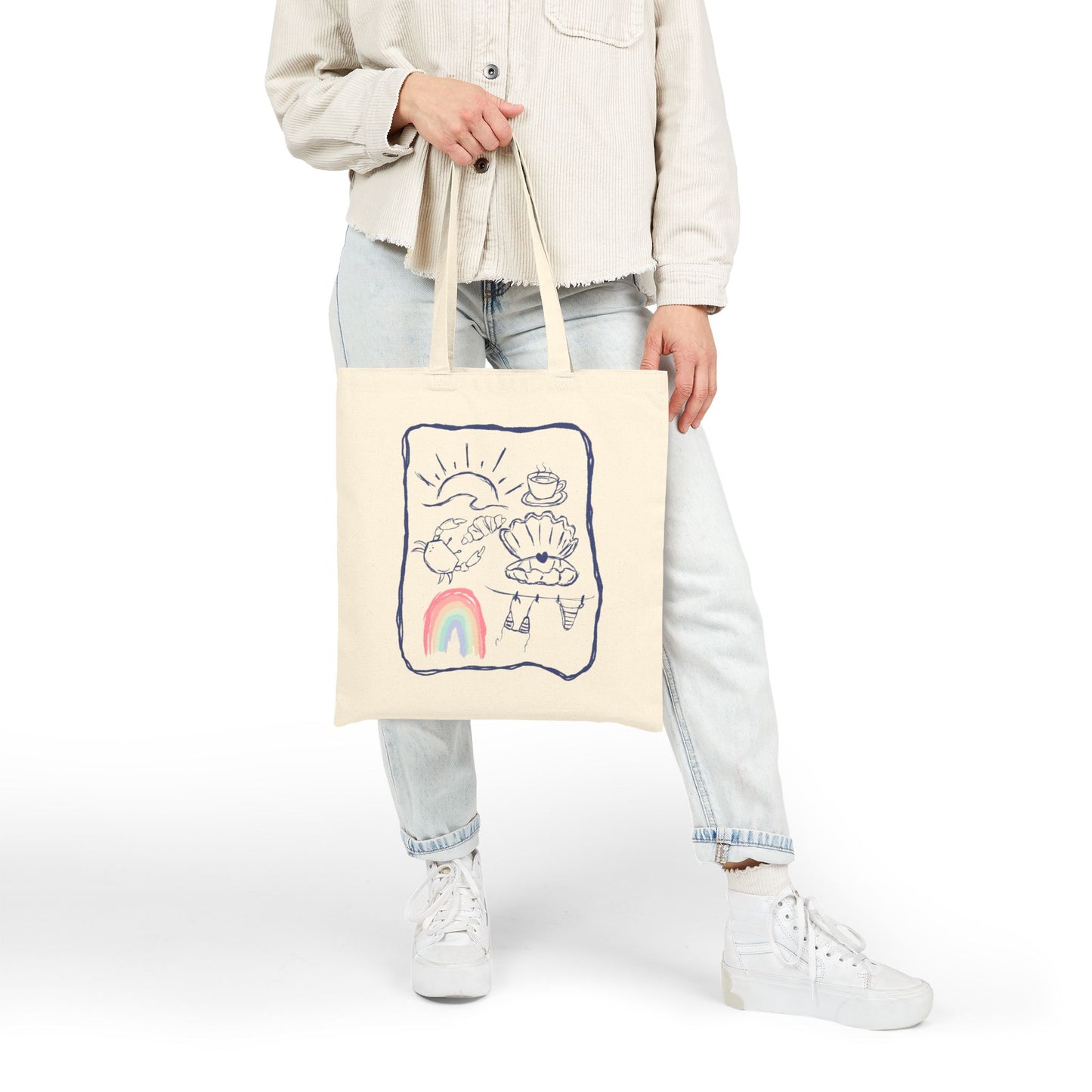 Rainbow Beach inspired Tote Bag