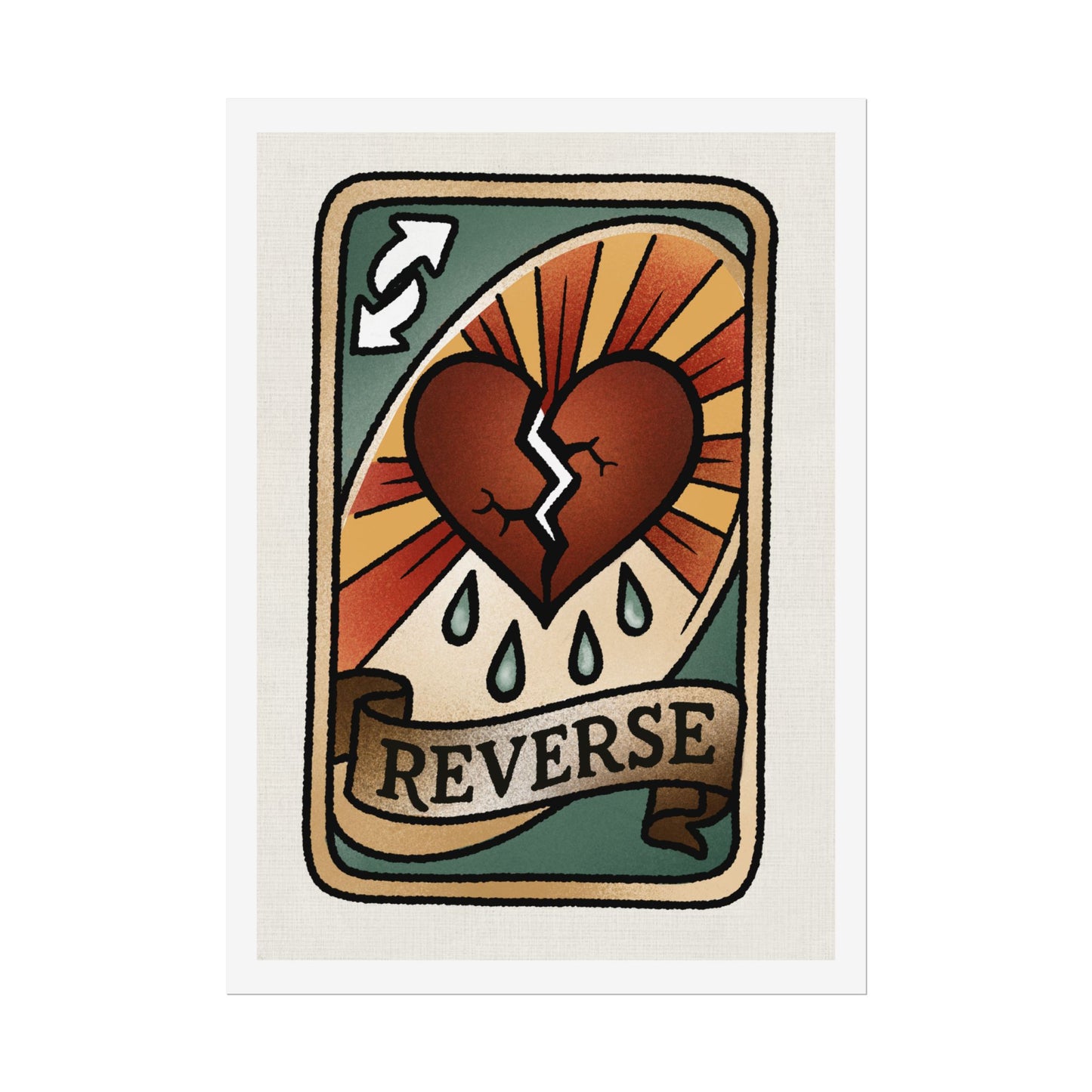 Art Print: Heartbreak Reverse