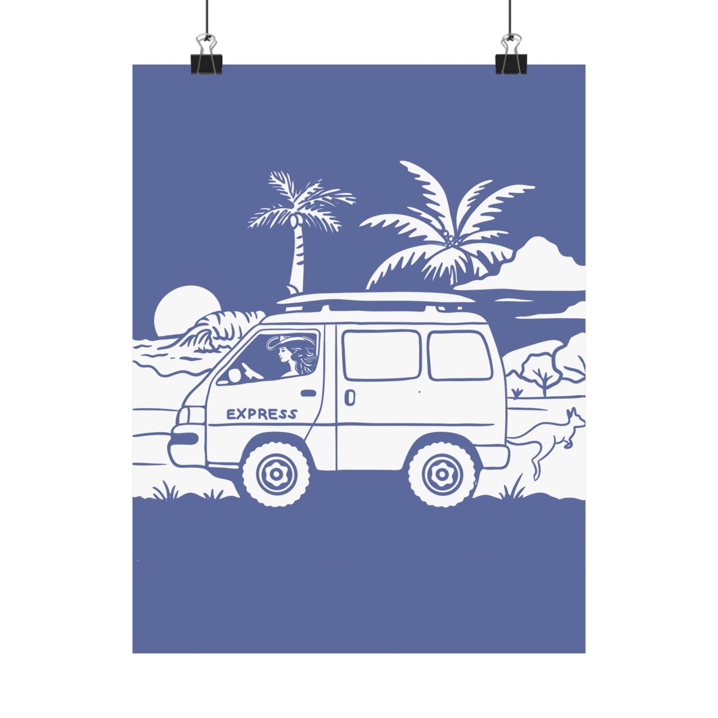 Express Van Life Art Print