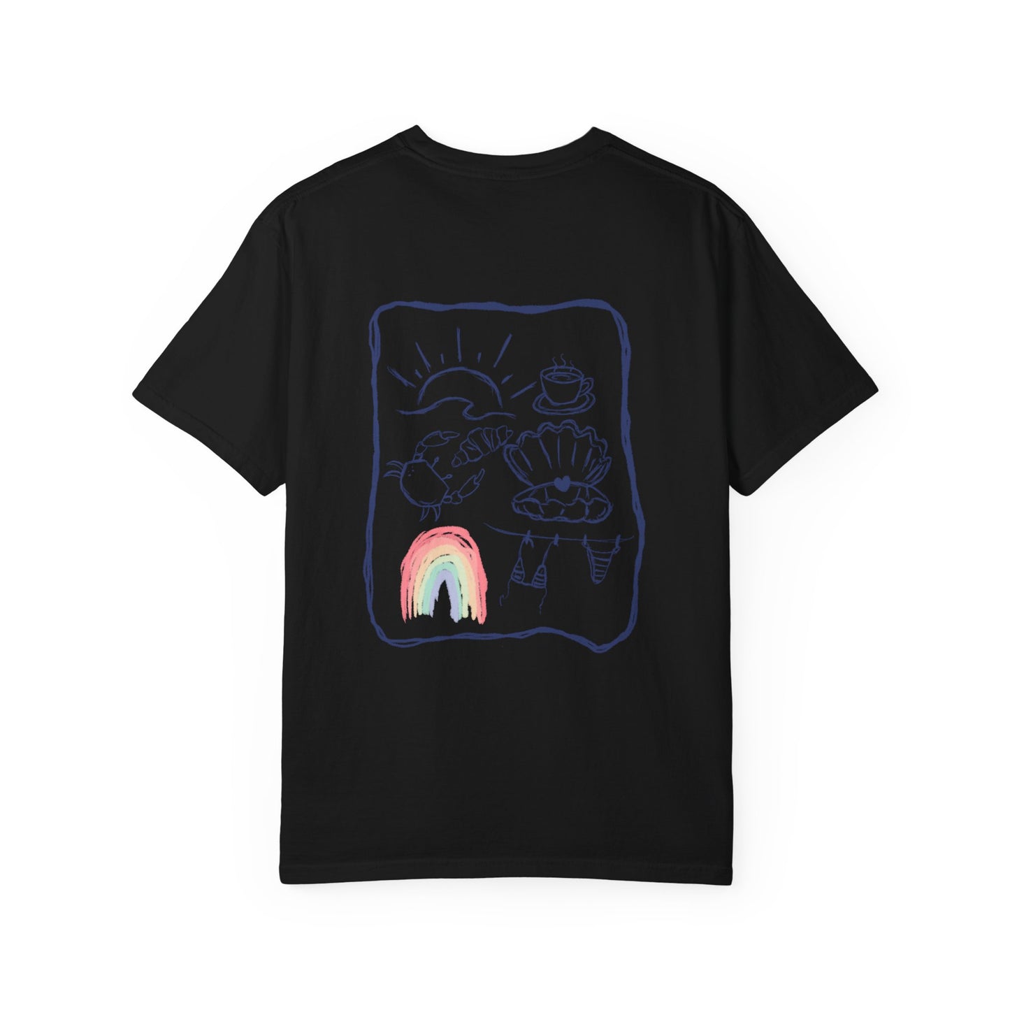 Rainbow Beach T-shirt Sketch Design