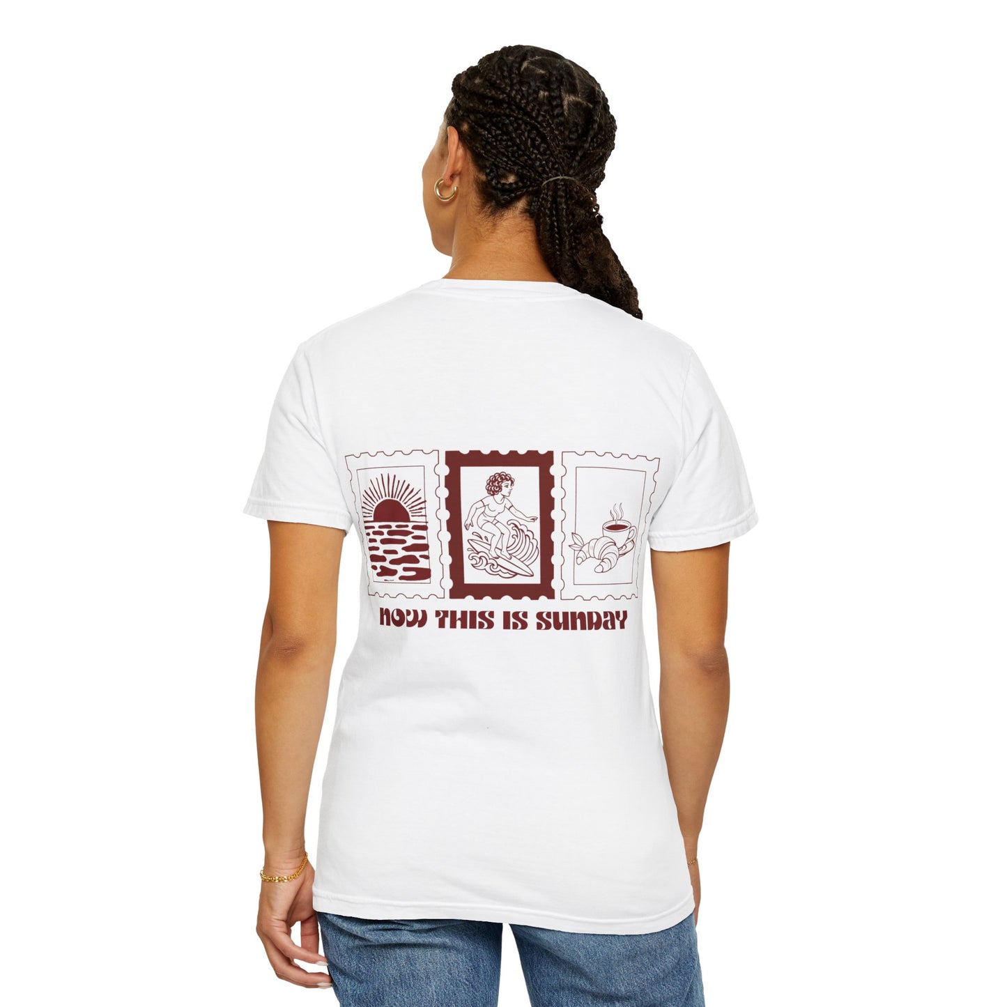 Unisex Garment-Dyed T-shirt - 'Now This is Sunday' Casual Tee