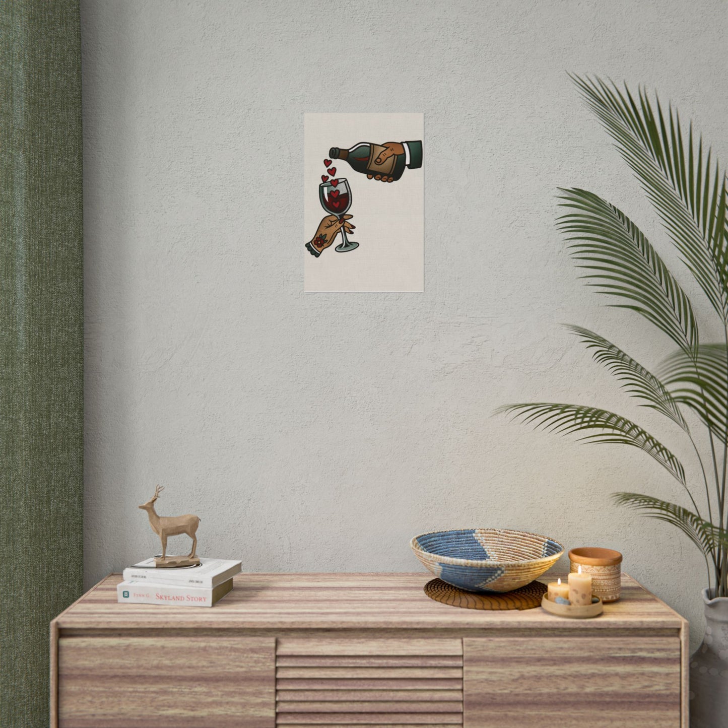 Art Print Poster - Hearts & Cheers