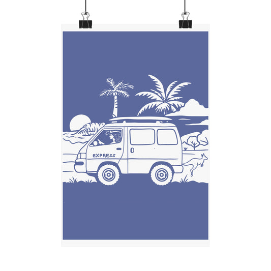 Express Van Life Art Print
