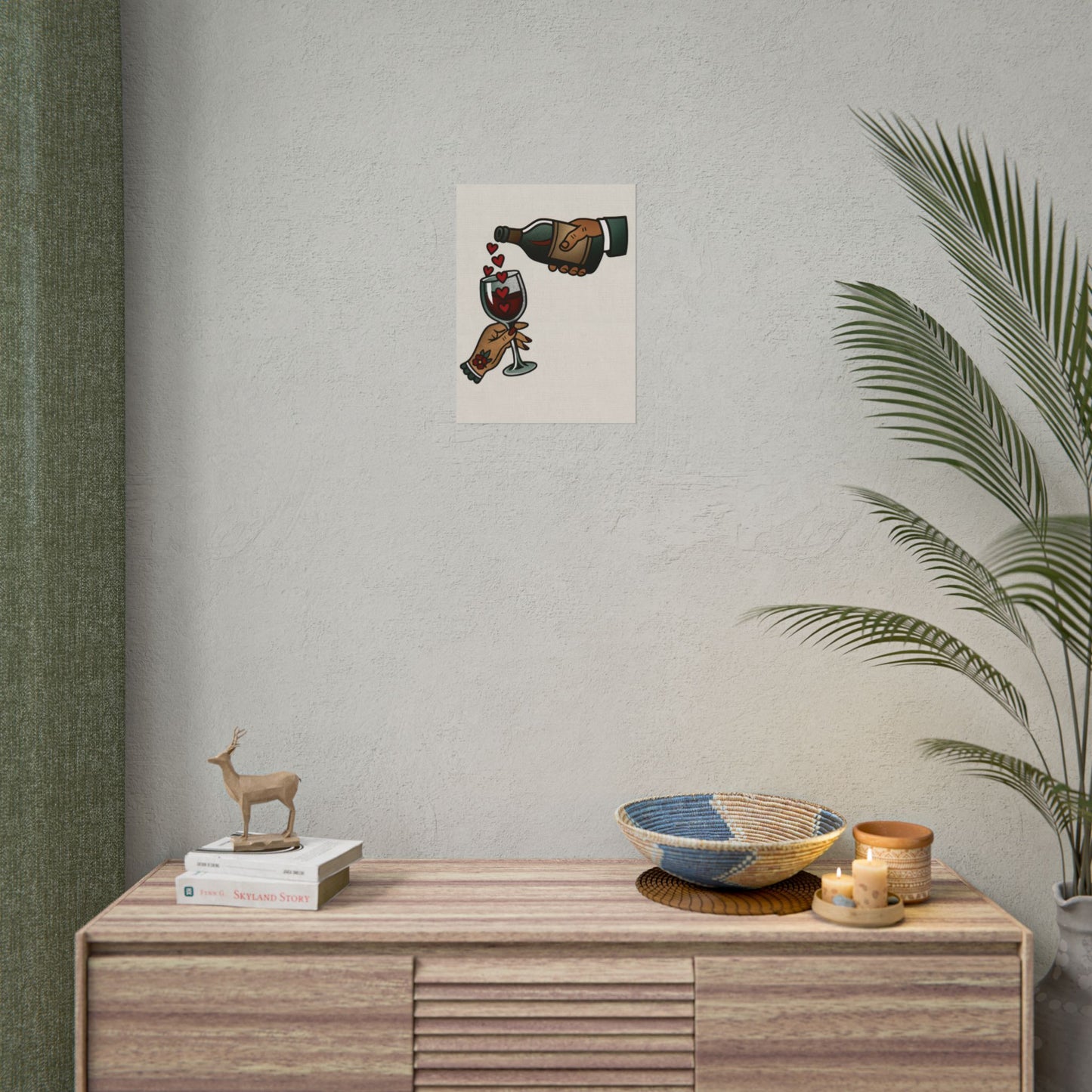 Art Print Poster - Hearts & Cheers