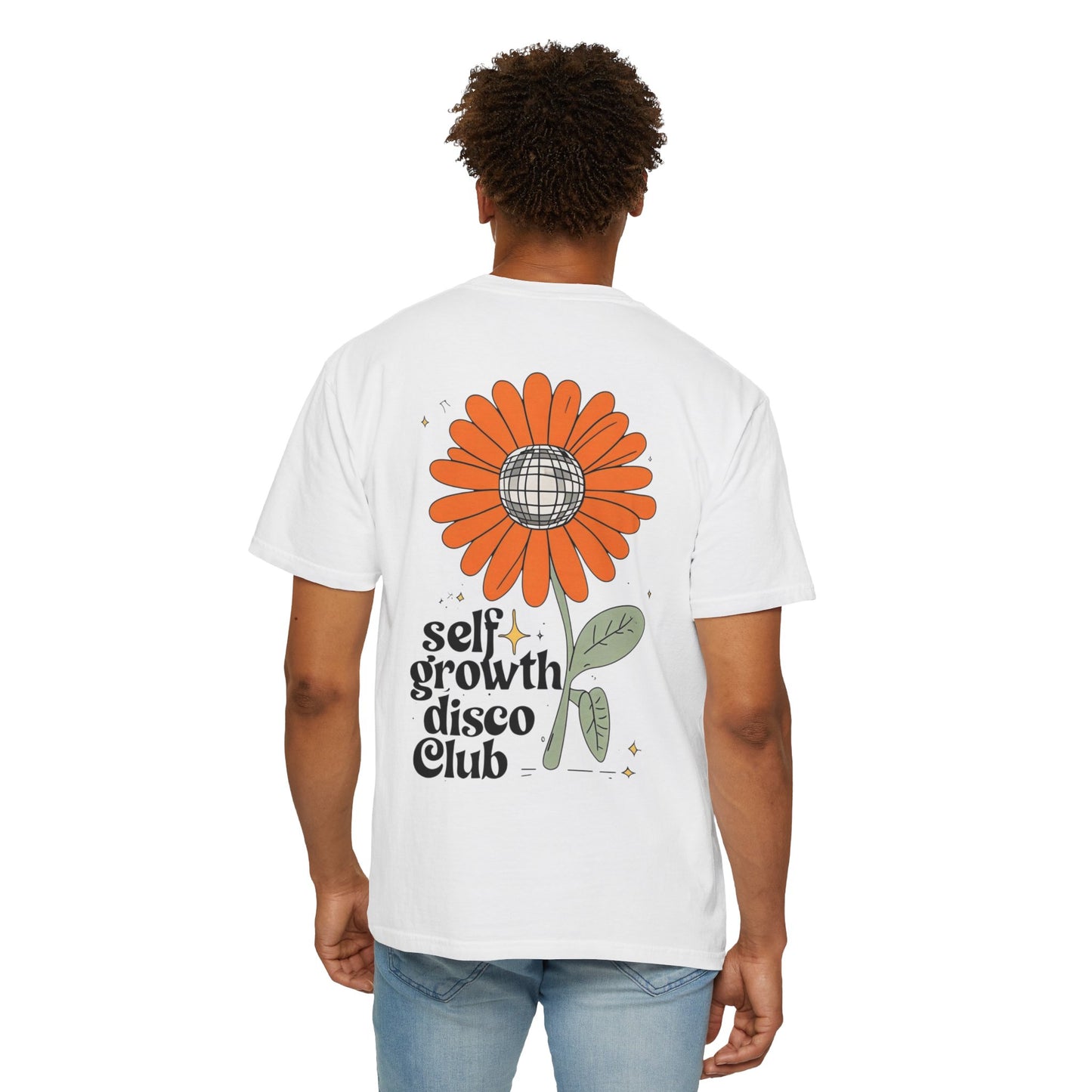 Unisex Self Growth Disco Club T-Shirt - Vintage Inspired Graphic Tee for Positive Vibes