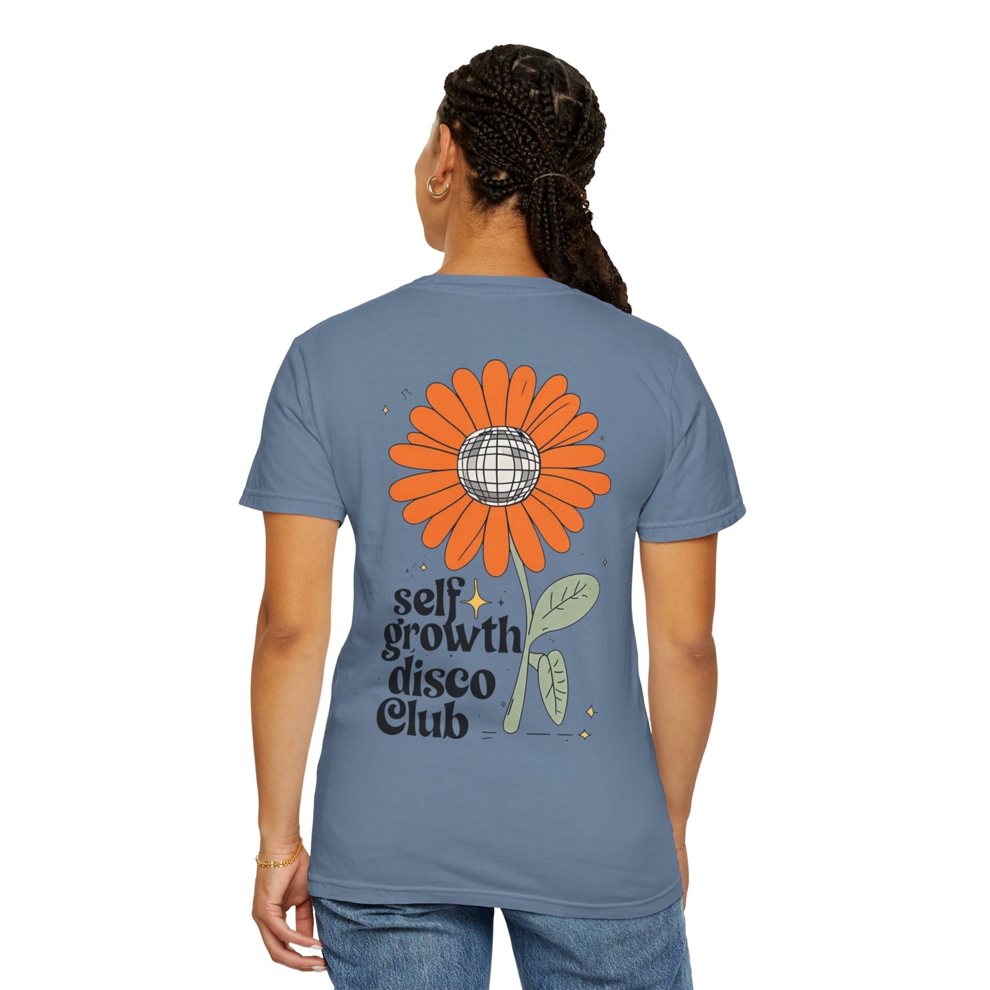 Unisex Self Growth Disco Club T-Shirt - Vintage Inspired Graphic Tee for Positive Vibes