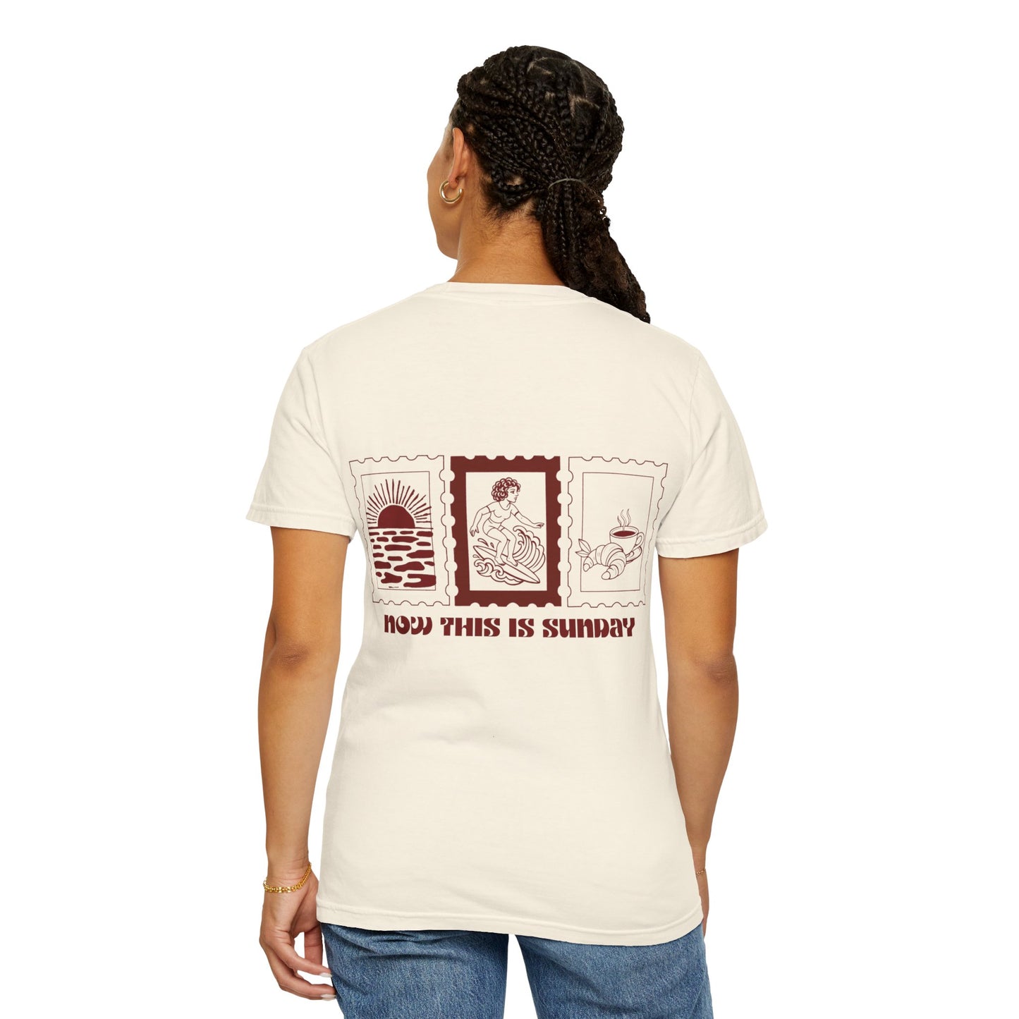 Unisex Garment-Dyed T-shirt - 'Now This is Sunday' Casual Tee