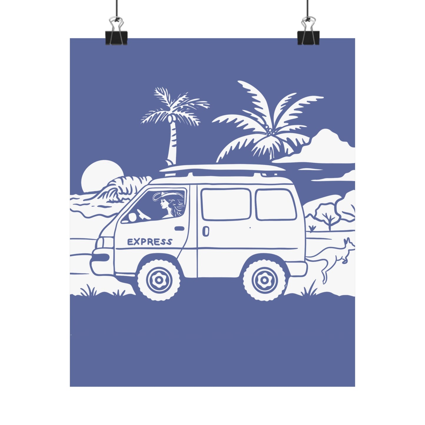 Express Van Life Art Print