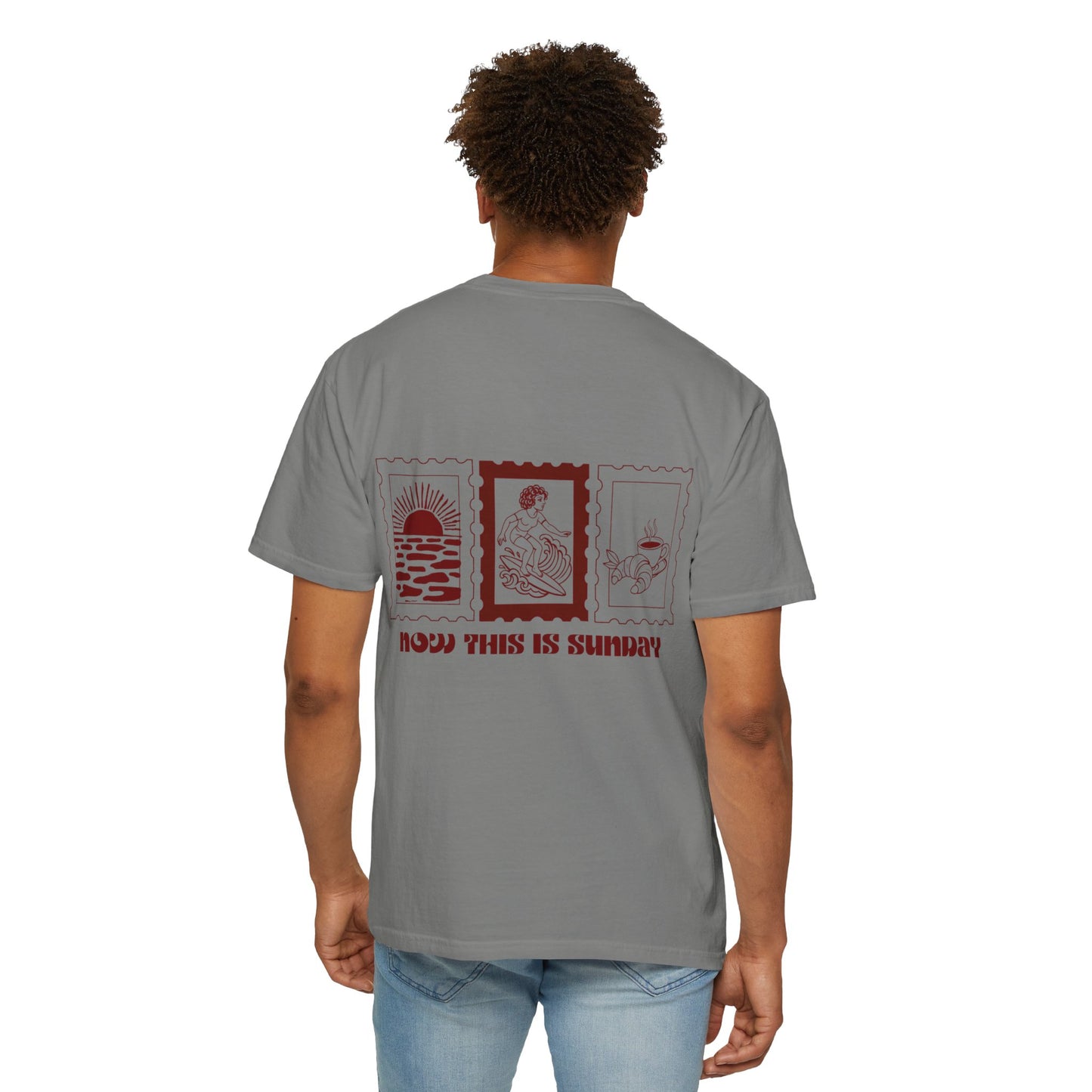 Unisex Garment-Dyed T-shirt - 'Now This is Sunday' Casual Tee