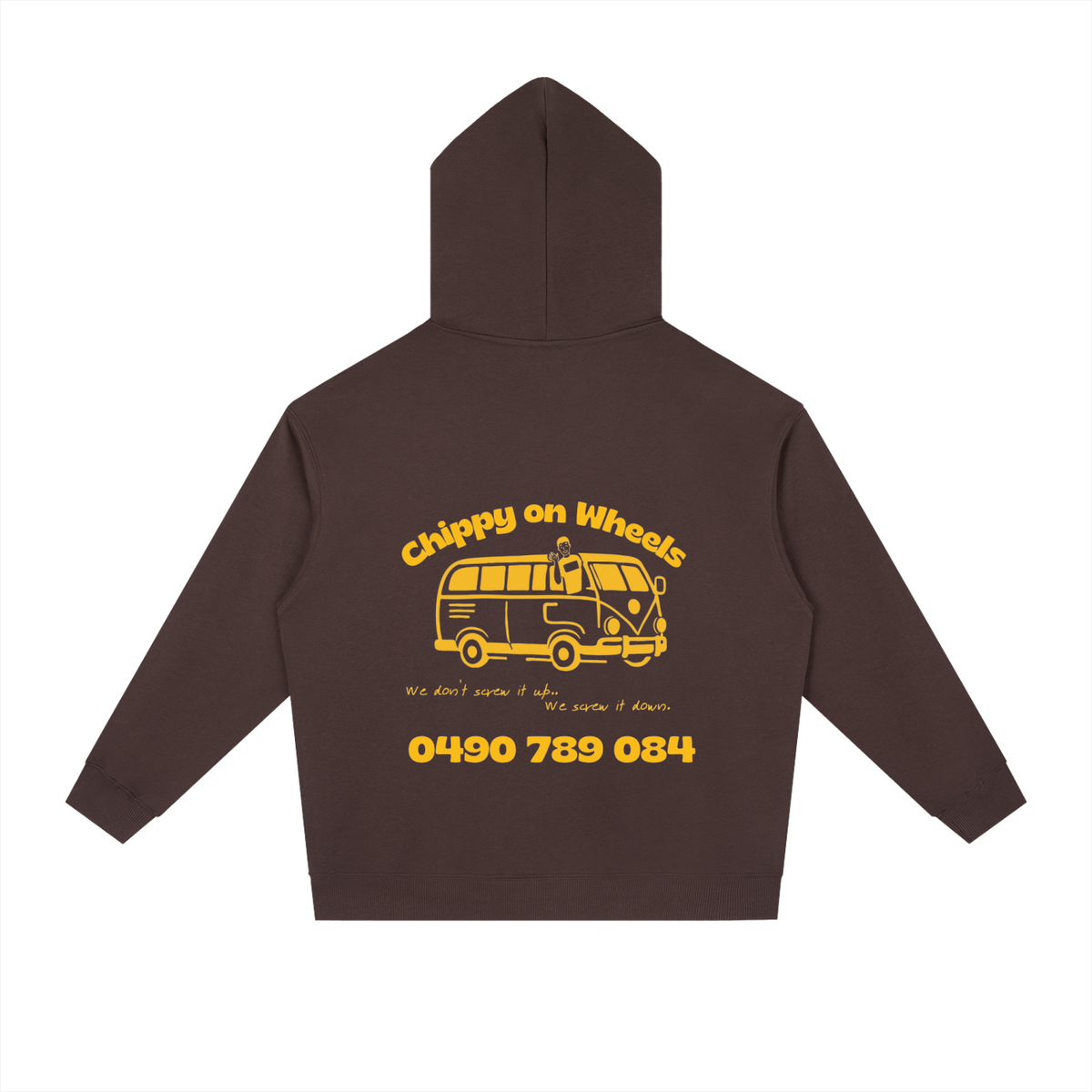 Chippy on Wheels Heavyweight Hoodie