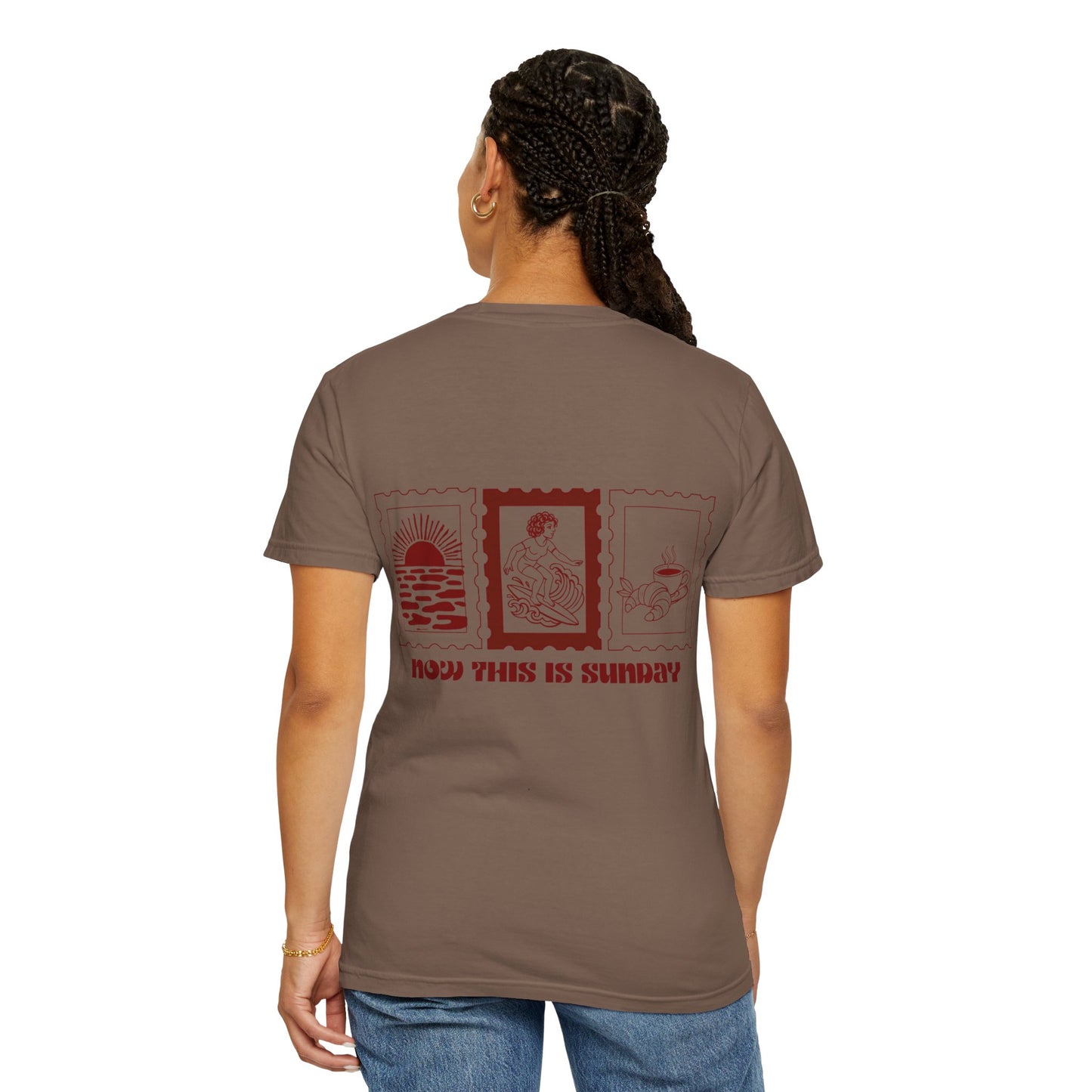 Unisex Garment-Dyed T-shirt - 'Now This is Sunday' Casual Tee