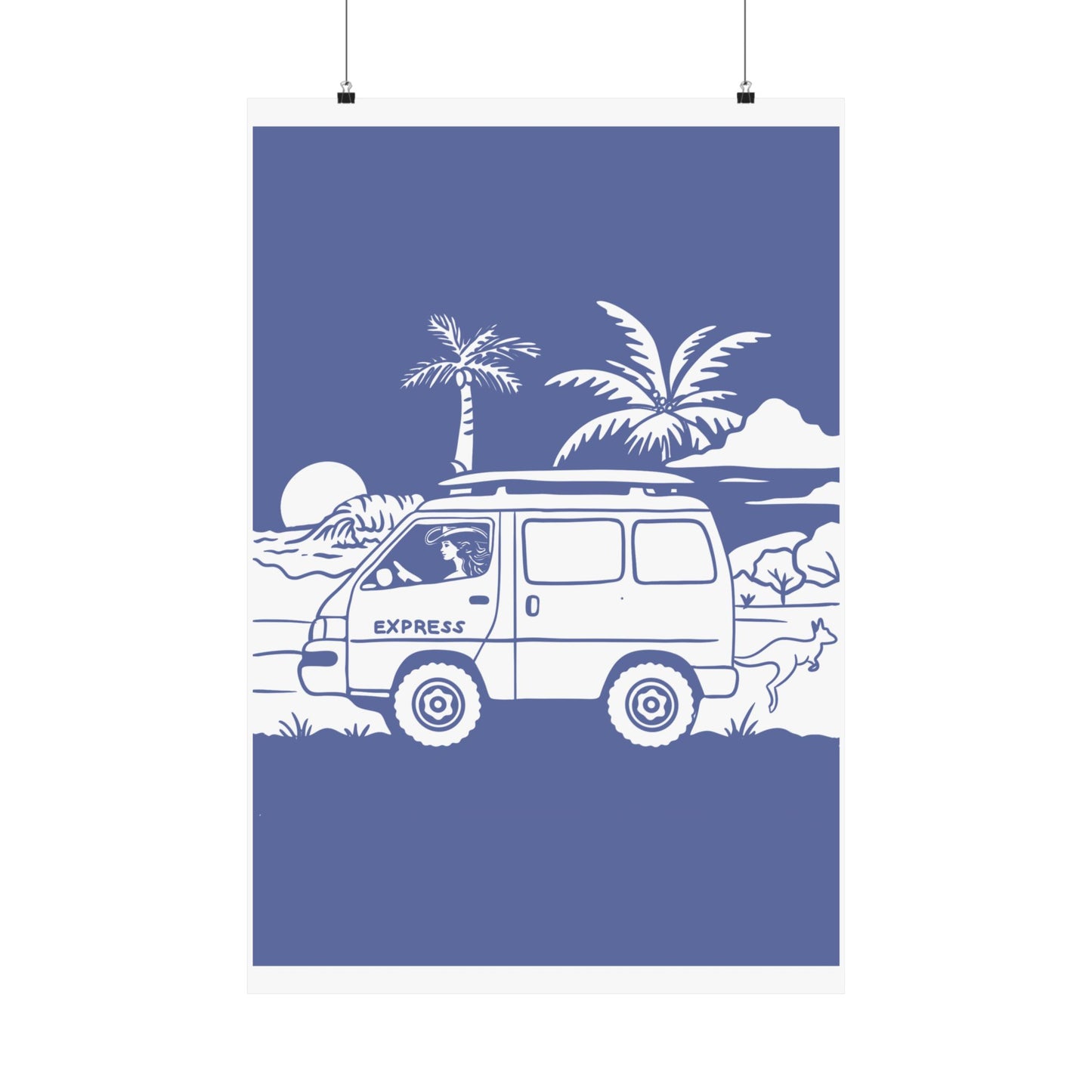 Express Van Life Art Print