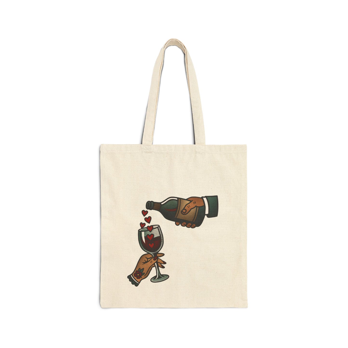 Hearts and cheers Tote Bag