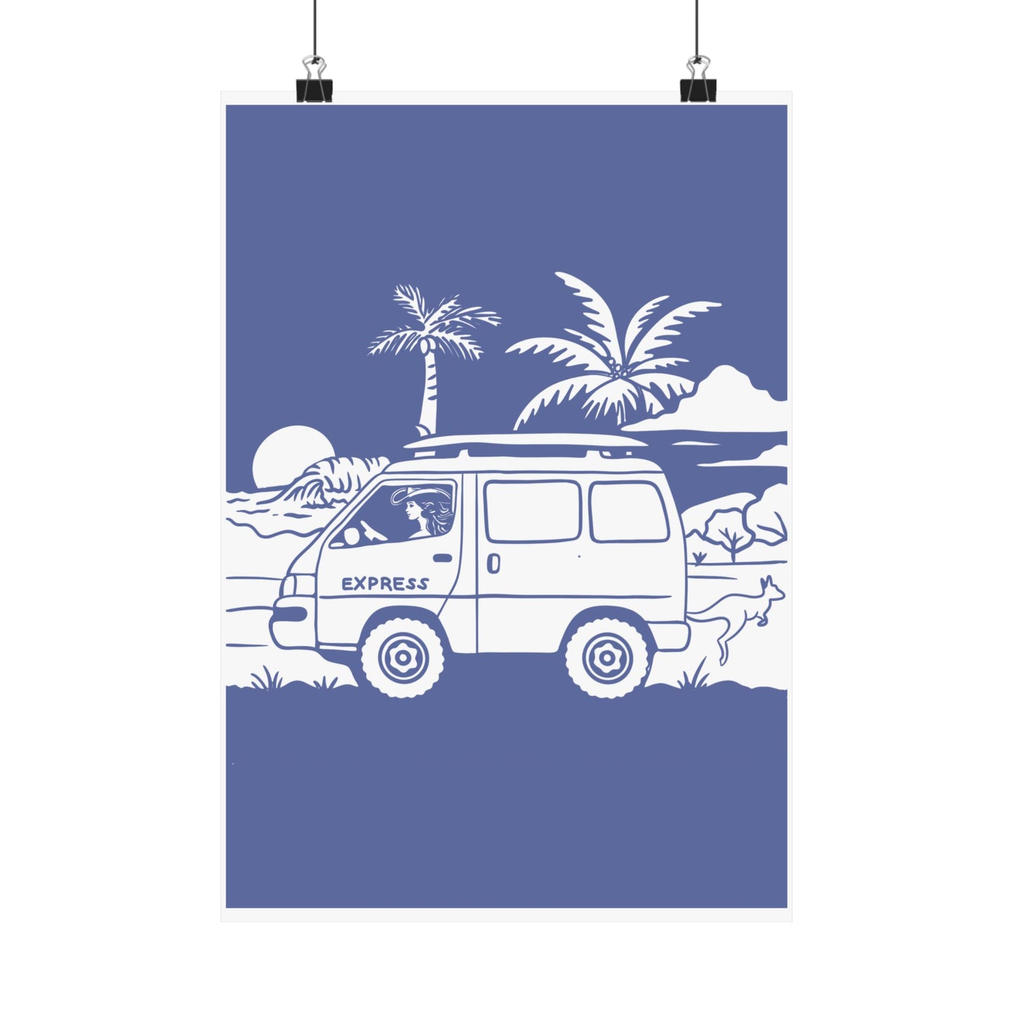 Express Van Life Art Print