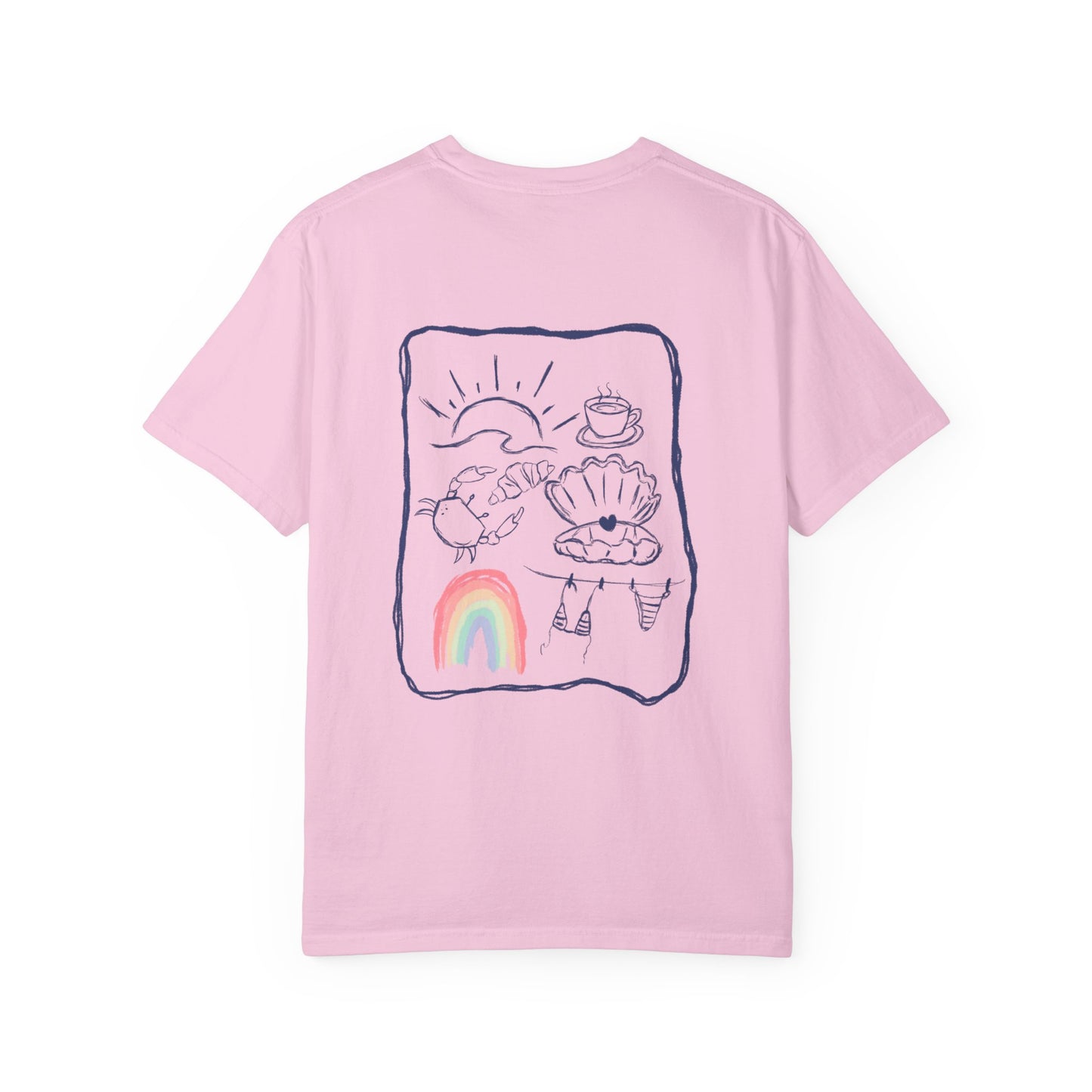 Rainbow Beach T-shirt Sketch Design