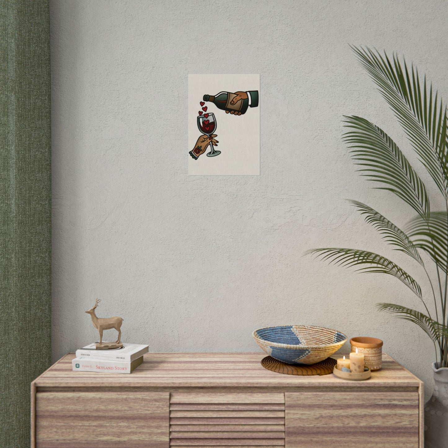 Art Print Poster - Hearts & Cheers