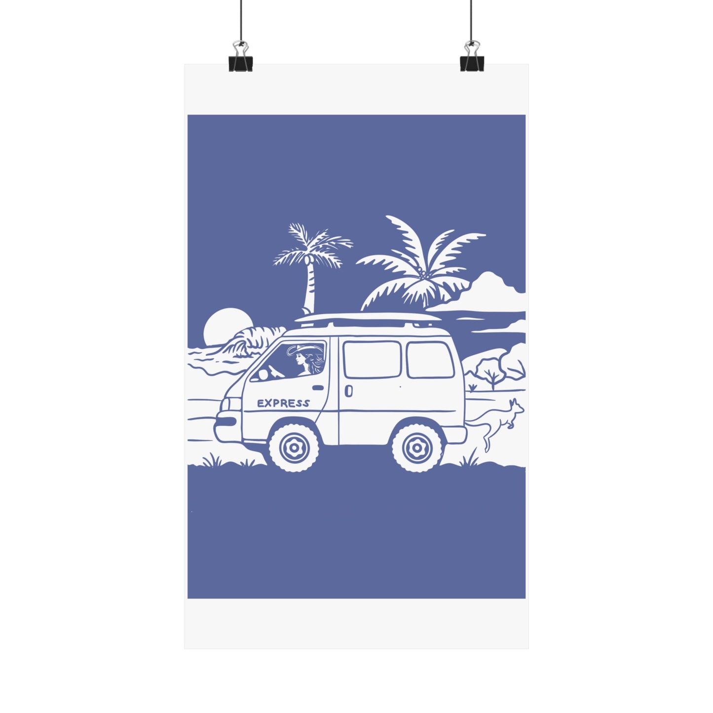 Express Van Life Art Print