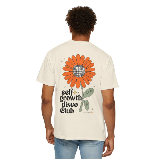 Unisex Self Growth Disco Club T-Shirt - Vintage Inspired Graphic Tee for Positive Vibes