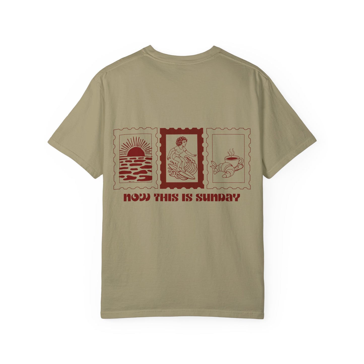 Unisex Garment-Dyed T-shirt - 'Now This is Sunday' Casual Tee