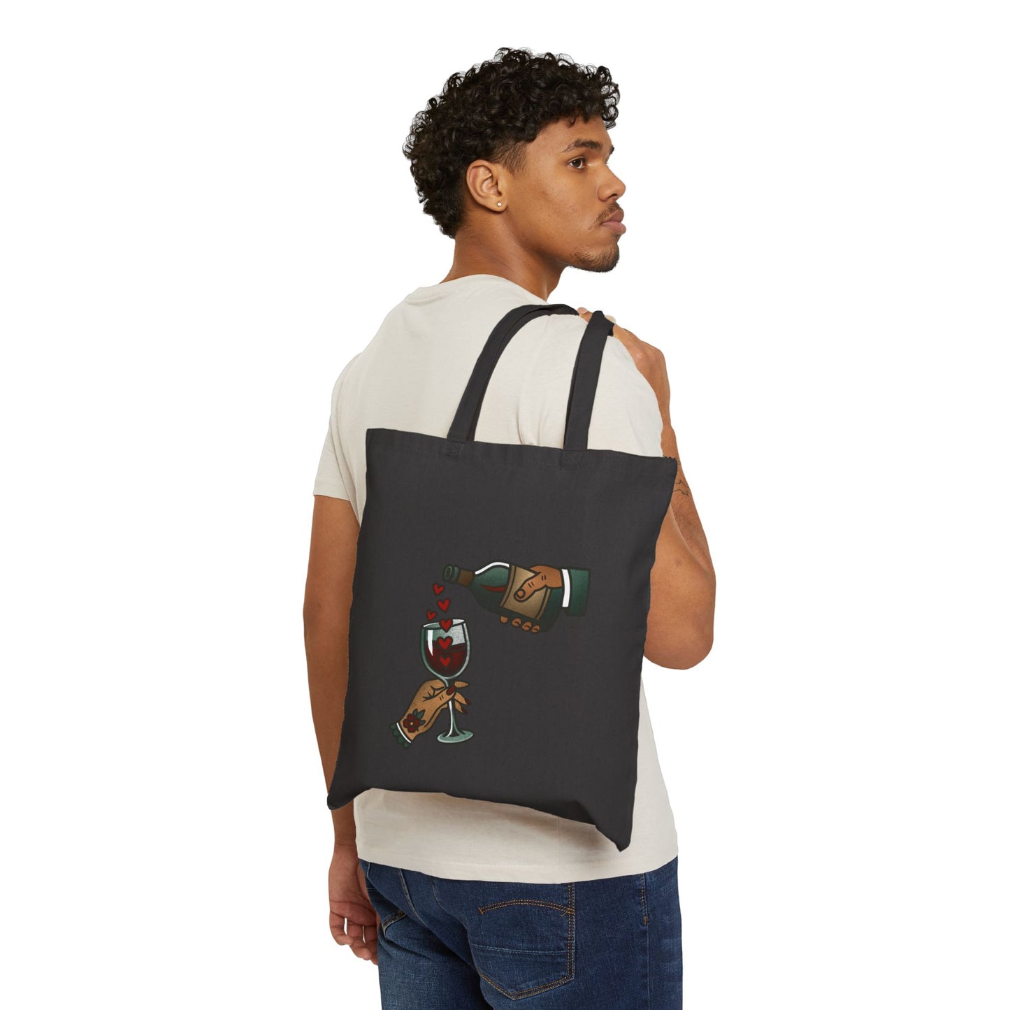 Hearts and cheers Tote Bag