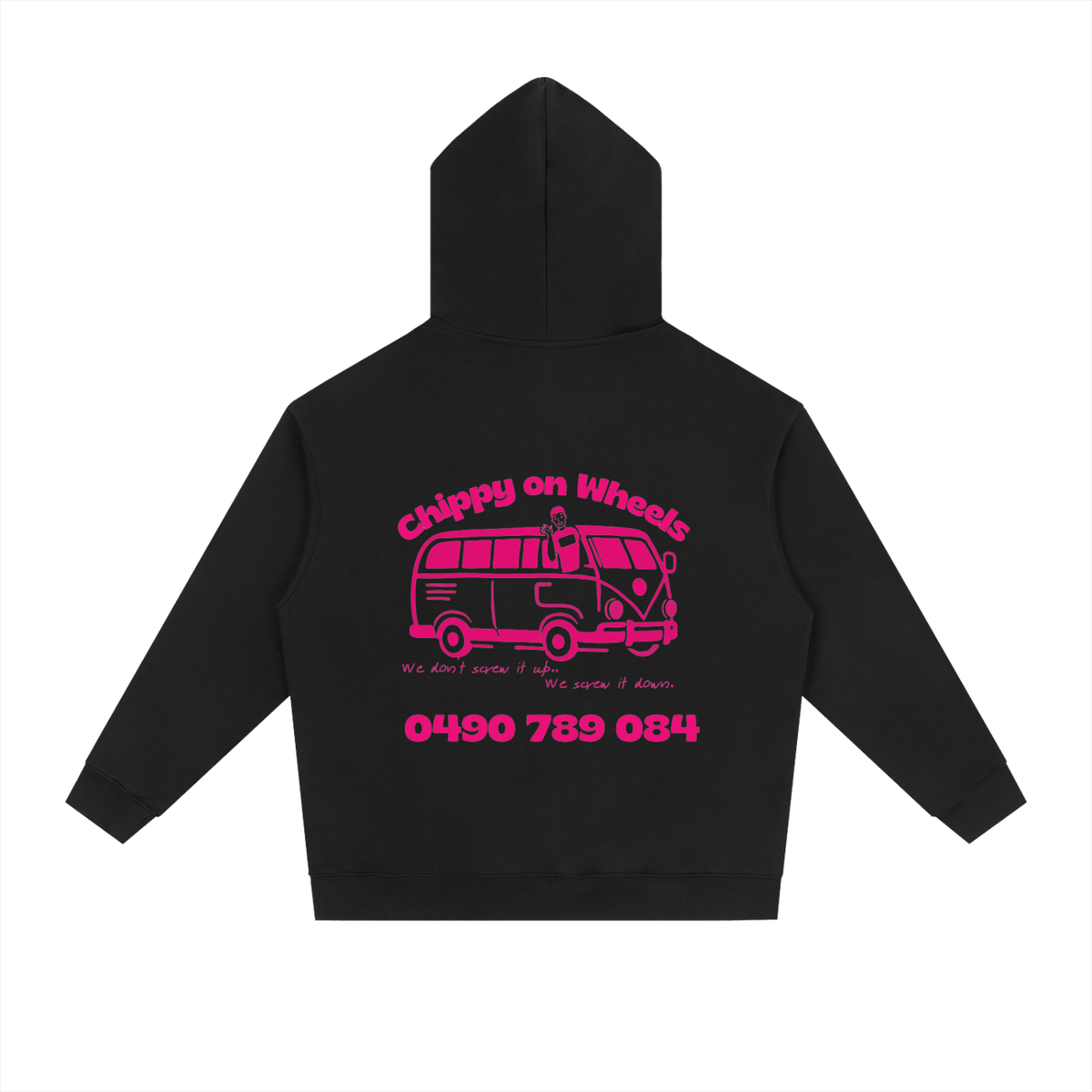 Chippy on Wheels Heavyweight Hoodie