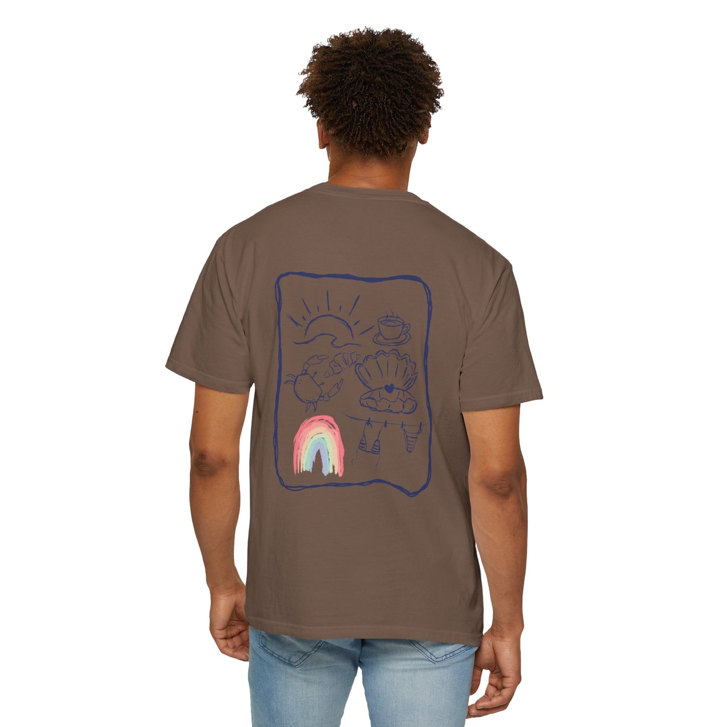 Rainbow Beach T-shirt Sketch Design