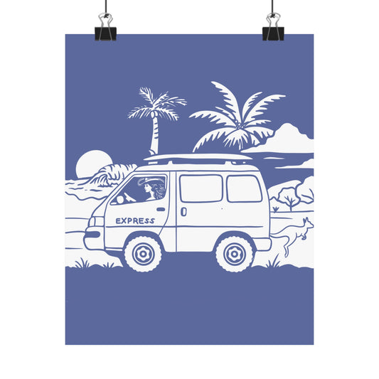 Express Van Life Art Print