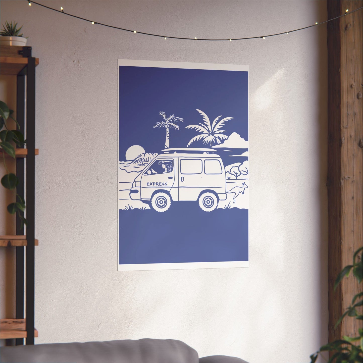 Express Van Life Art Print