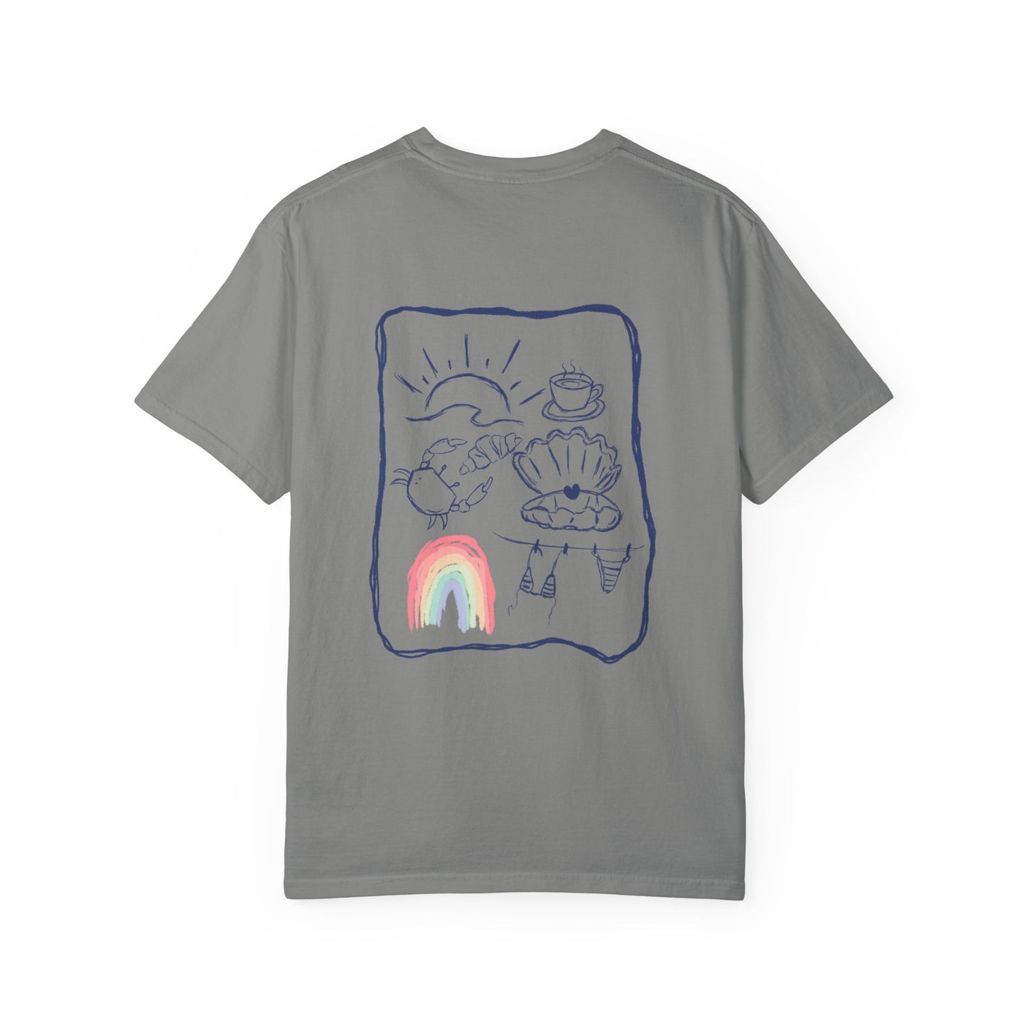 Rainbow Beach T-shirt Sketch Design