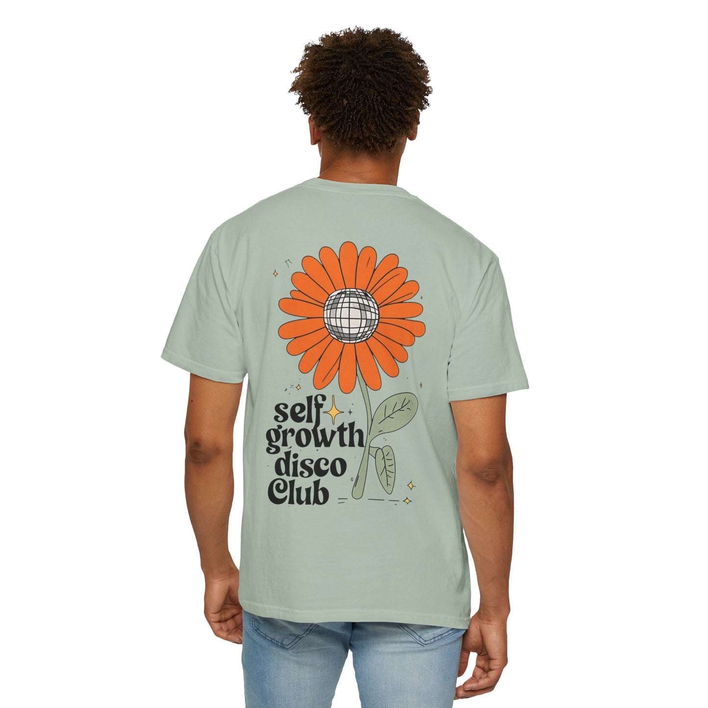 Unisex Self Growth Disco Club T-Shirt - Vintage Inspired Graphic Tee for Positive Vibes